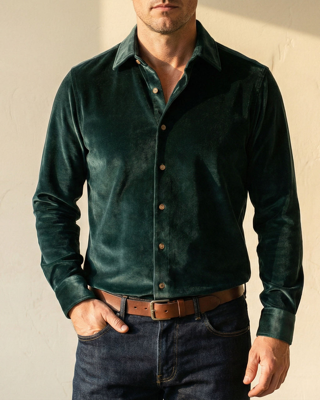 Samuele Casual Cotton-Blend Shirt