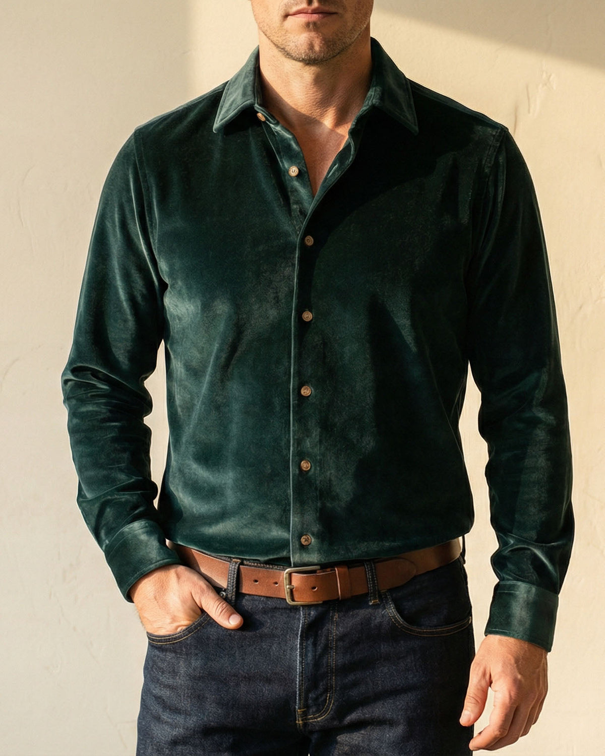 Samuele Casual Cotton-Blend Shirt