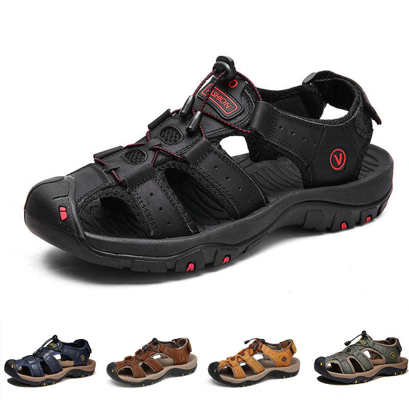 Sandalias Cerradas de Playa para Hombre con Velcro