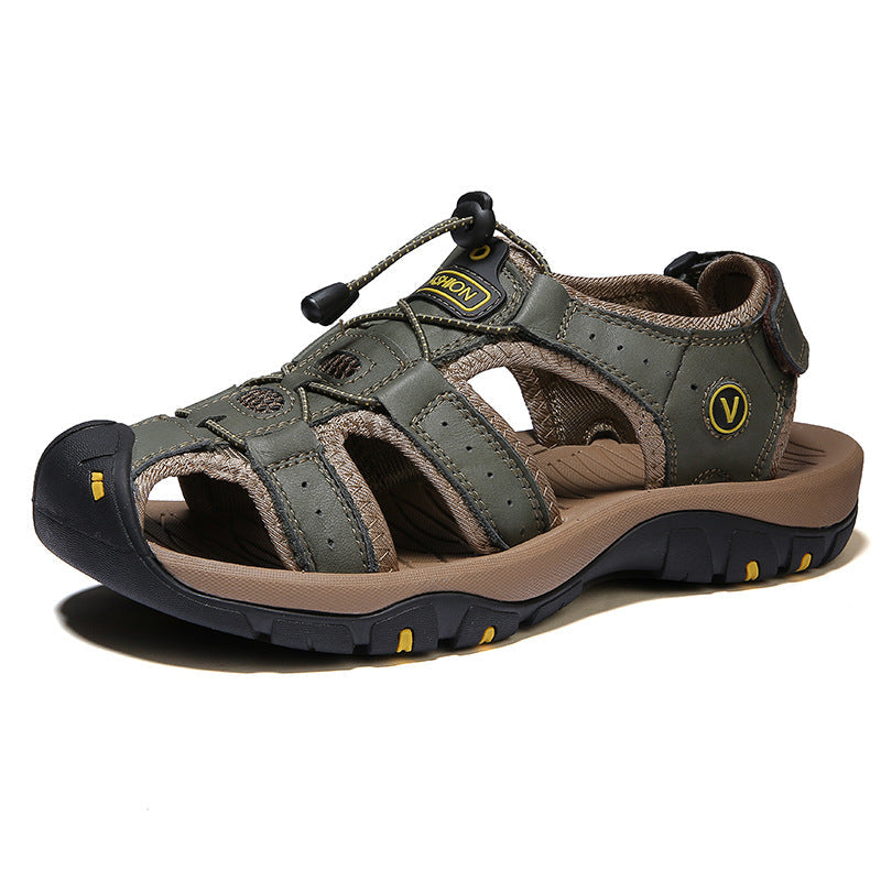 Sandalias Cerradas de Playa para Hombre con Velcro