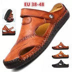 Sandalias de Piel Hechas a Mano para Hombre