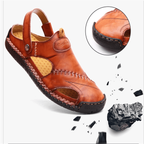Sandalias de Piel Hechas a Mano para Hombre