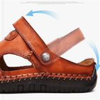 Sandalias de Piel Hechas a Mano para Hombre