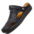 Sandalias de Piel Hechas a Mano para Hombre