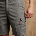 Short Cargo para Hombre con Cintura Elástica y Bolsillos