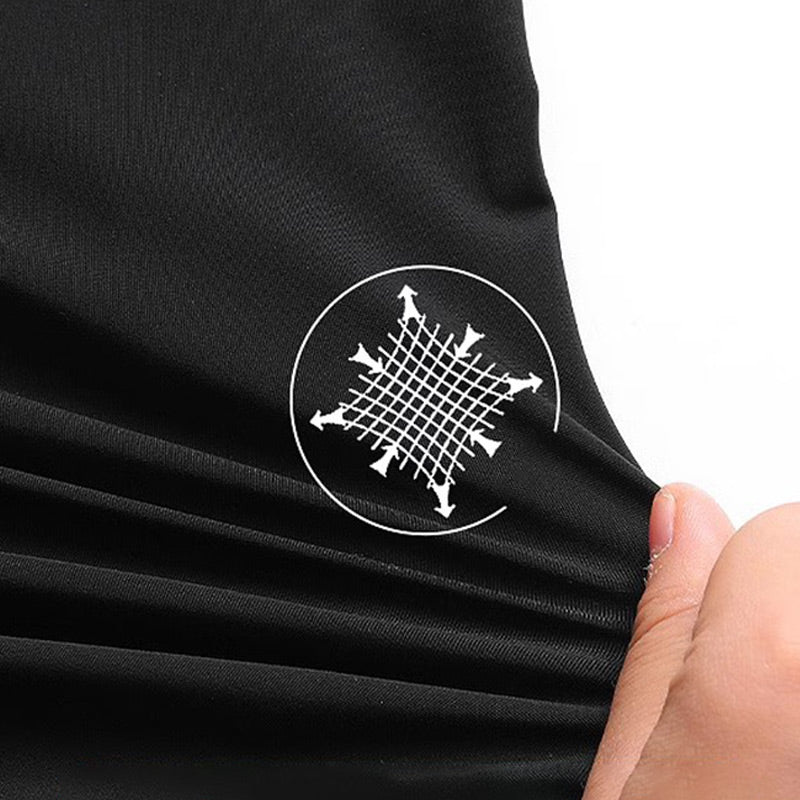Short Deportivo de Seda Fría para Hombre Elástico