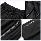 Short Deportivo de Seda Fría para Hombre Elástico