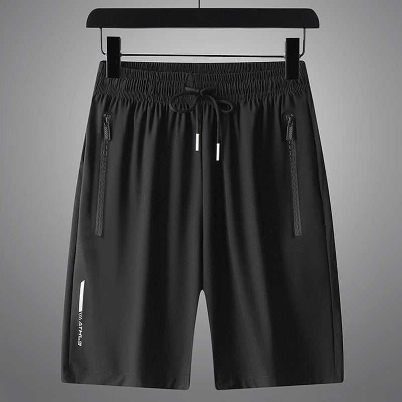 Short Deportivo de Seda Fría para Hombre Elástico