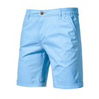 Shorts Cargo para Hombre de Algodón con Cintura Elástica