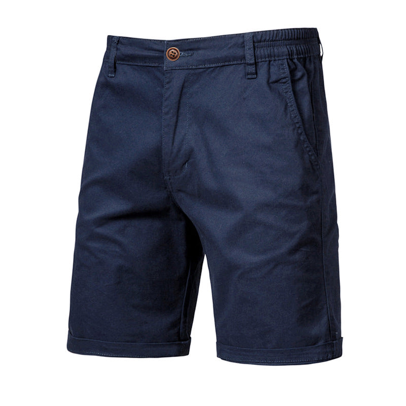 Shorts Cargo para Hombre de Algodón con Cintura Elástica