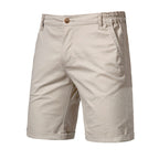 Shorts Cargo para Hombre de Algodón con Cintura Elástica