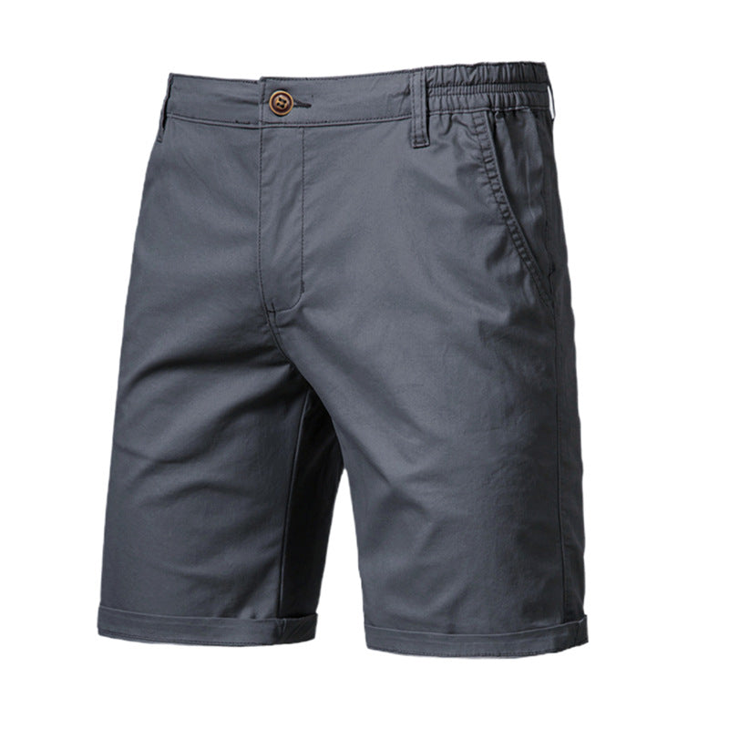 Shorts Cargo para Hombre de Algodón con Cintura Elástica