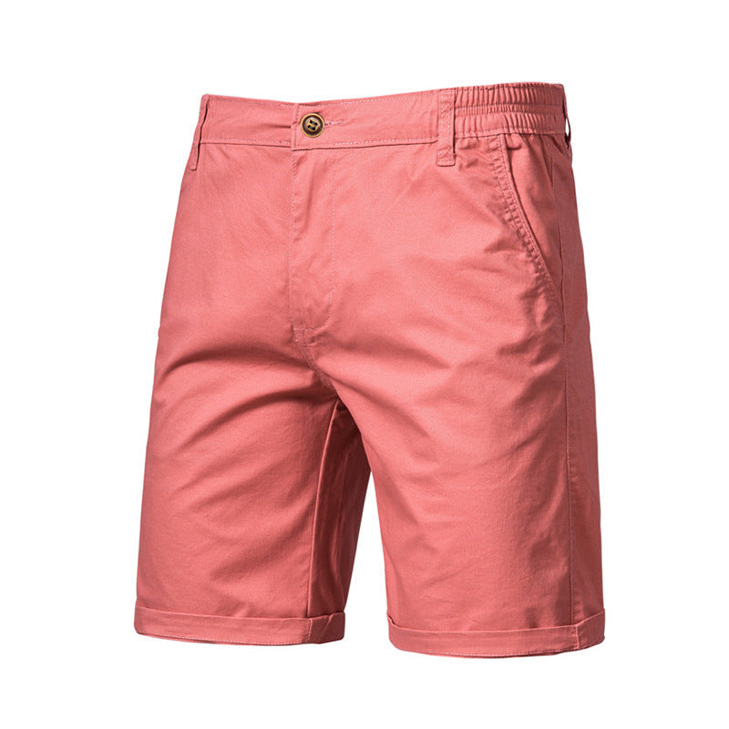 Shorts Cargo para Hombre de Algodón con Cintura Elástica