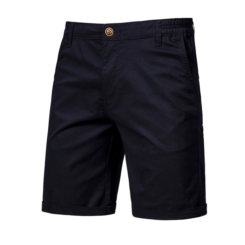 Shorts Cargo para Hombre de Algodón con Cintura Elástica
