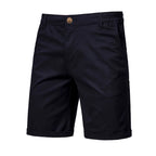 Shorts Cargo para Hombre de Algodón con Cintura Elástica