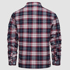 Sobrecamisa de Franela a Cuadros con Forro Sherpa para Hombre