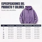 Sudadera con Capucha y Media Cremallera Efecto Mezclilla para Hombre