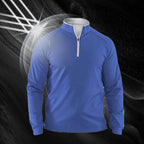 Sudadera de Hombre con Media Cremallera y Cuello Alto