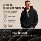 Sudadera de Pana con Capucha y Media Cremallera para Hombre