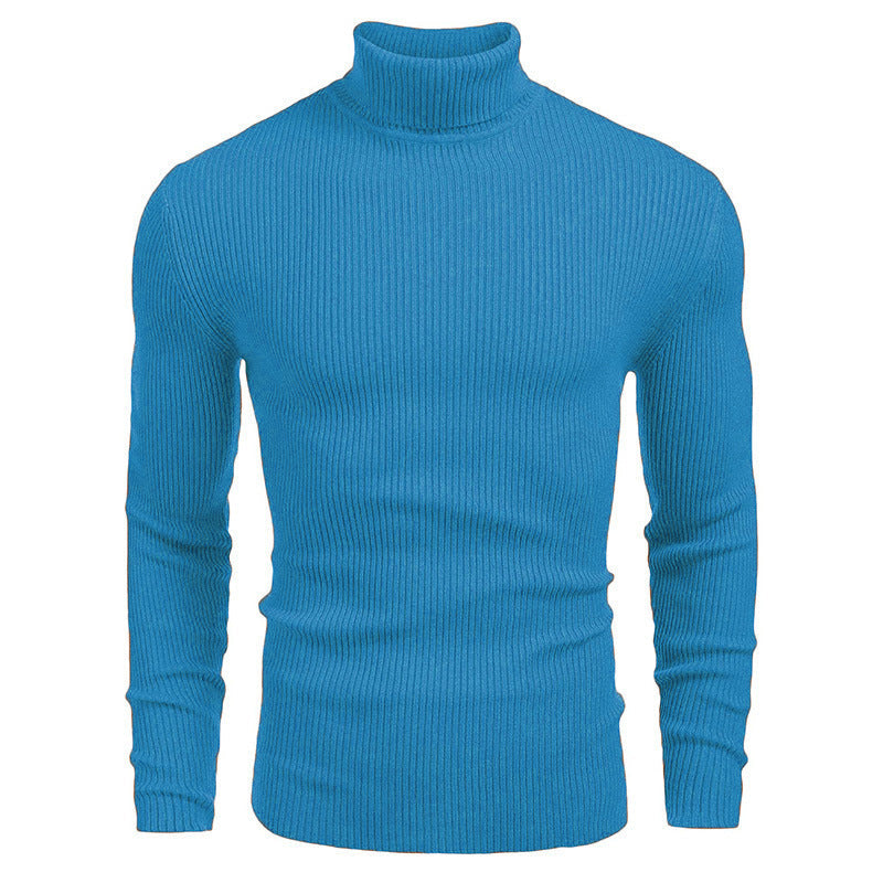 Suéter de Cuello Alto para Hombre Slim Fit