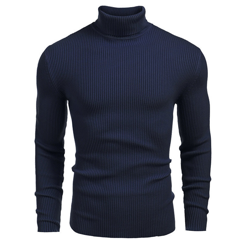 Suéter de Cuello Alto para Hombre Slim Fit