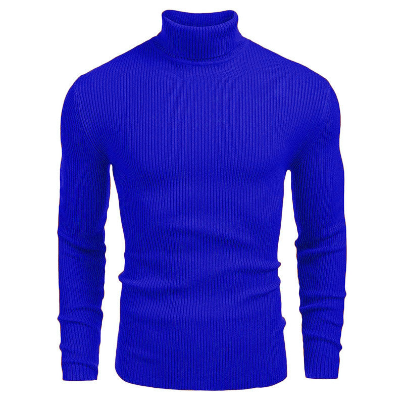 Suéter de Cuello Alto para Hombre Slim Fit