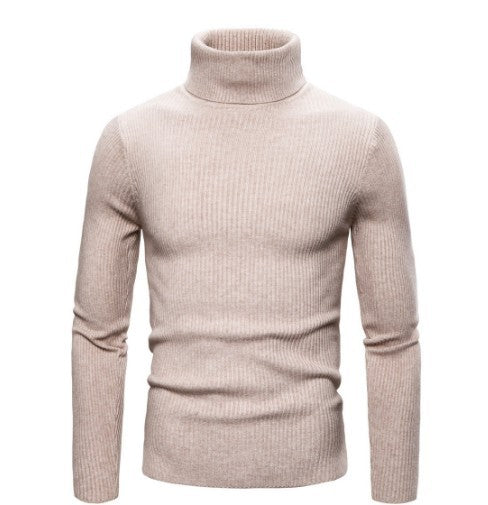 Suéter de Cuello Alto para Hombre Slim Fit