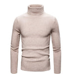 Suéter de Cuello Alto para Hombre Slim Fit
