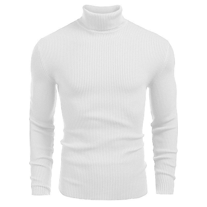 Suéter de Cuello Alto para Hombre Slim Fit