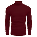 Suéter de Cuello Alto para Hombre Slim Fit