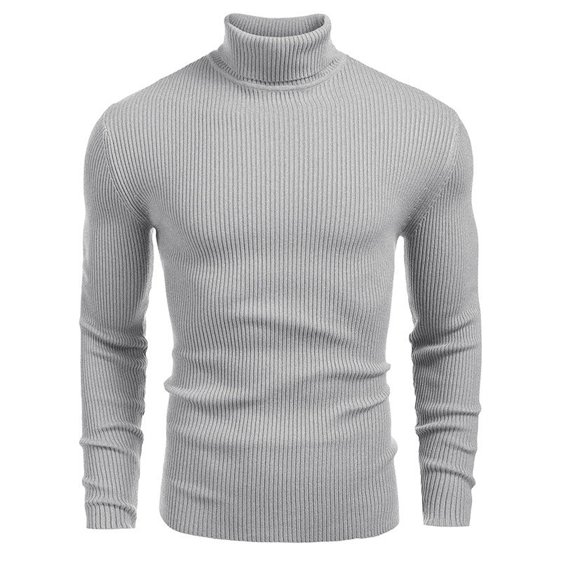 Suéter de Cuello Alto para Hombre Slim Fit