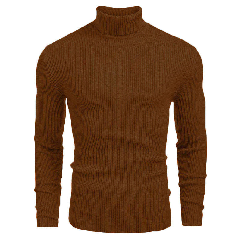 Suéter de Cuello Alto para Hombre Slim Fit