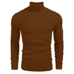 Suéter de Cuello Alto para Hombre Slim Fit