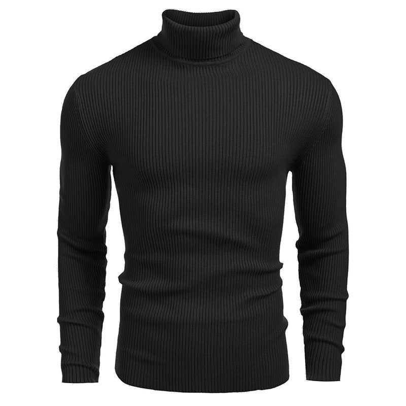 Suéter de Cuello Alto para Hombre Slim Fit
