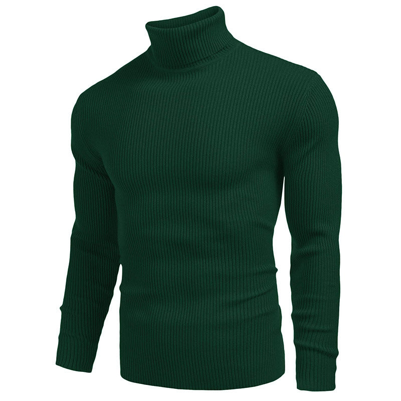 Suéter de Cuello Alto para Hombre Slim Fit