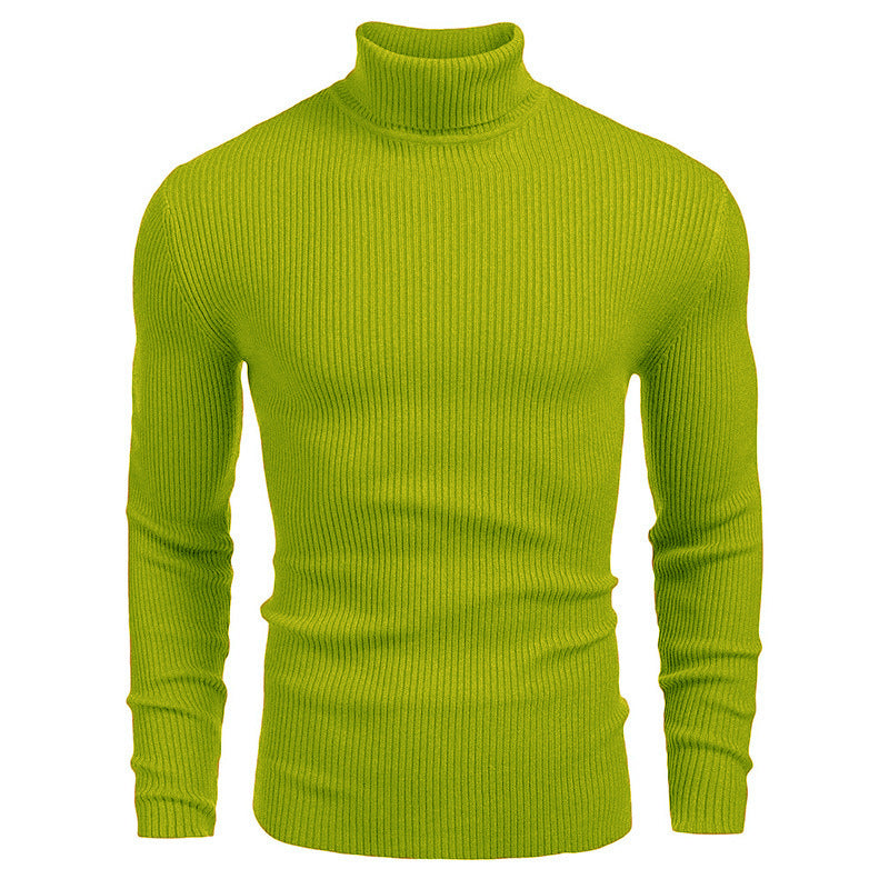 Suéter de Cuello Alto para Hombre Slim Fit