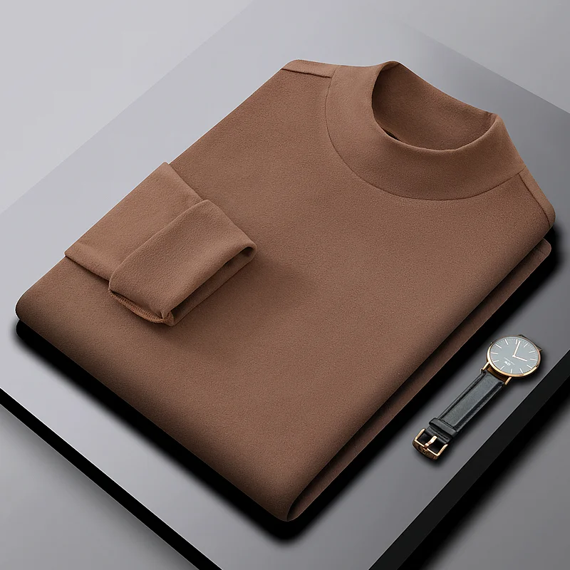 Suéter de Medio Cuello Alto para Hombre Reversible