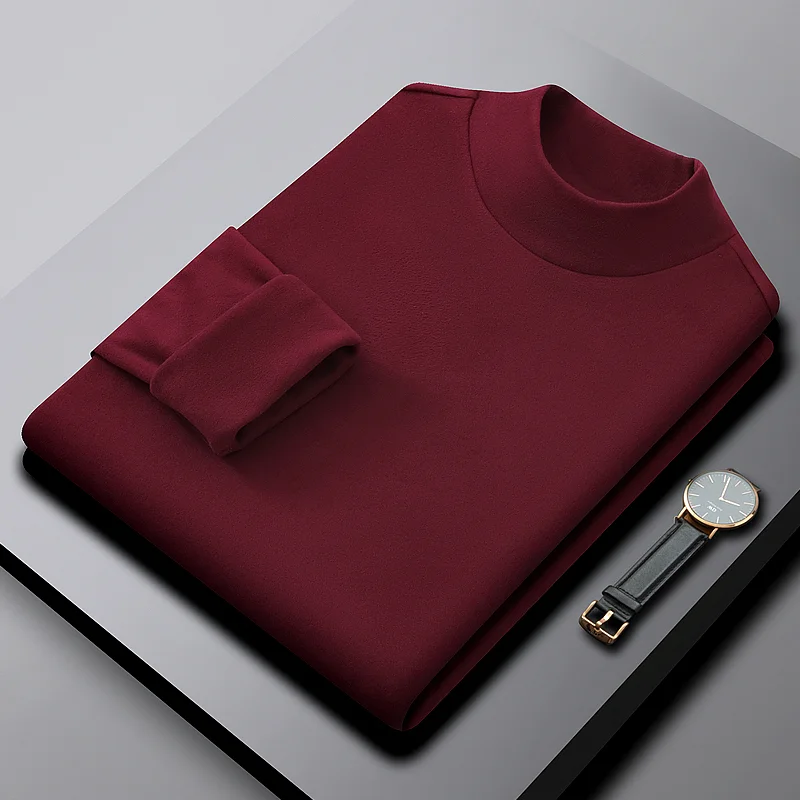 Suéter de Medio Cuello Alto para Hombre Reversible