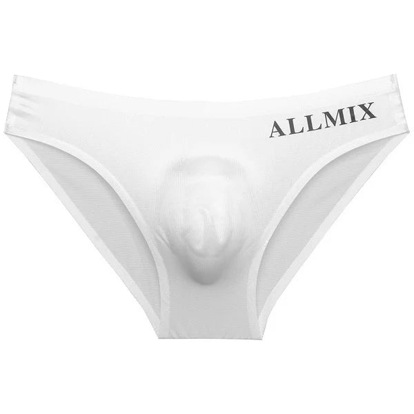 Tanga de Seda Fría para Hombre con Bolsa 3D