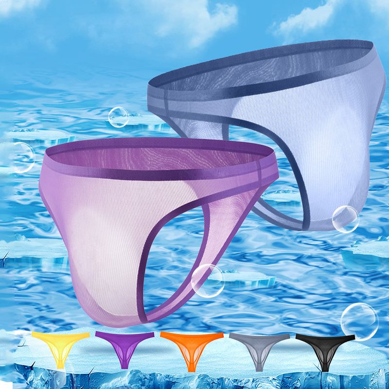 Tanga de Seda Fría Ultraligera para Hombre