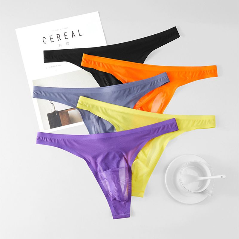 Tanga de Seda Fría Ultraligera para Hombre
