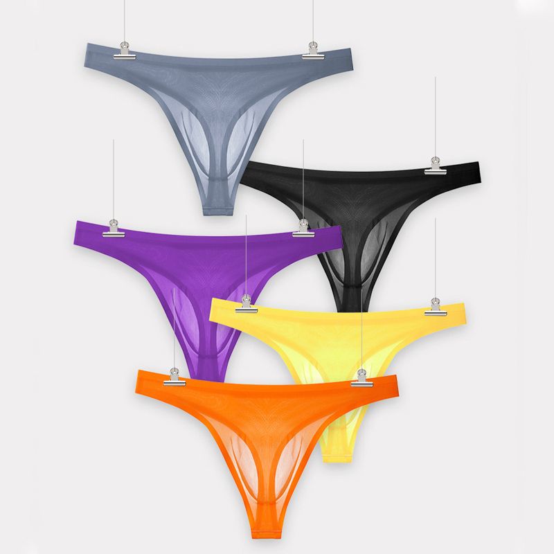 Tanga de Seda Fría Ultraligera para Hombre