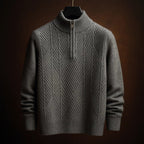 Dario Half-Zip Textured Sweater