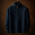 Dario Half-Zip Textured Sweater