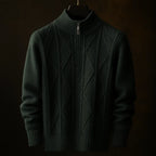 Dario Half-Zip Textured Sweater