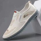 Tenis Casuales de Piel para Hombre Transpirables y Antideslizantes