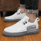 Tenis Casuales de Piel Sintética para Hombre Suela Gruesa