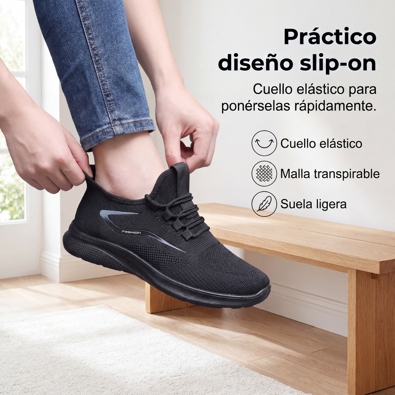 Tenis para Correr Transpirables para Hombre Sin Agujetas
