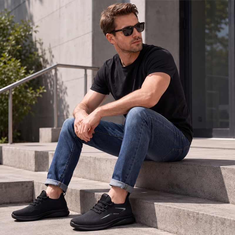 Tenis para Correr Transpirables para Hombre Sin Agujetas
