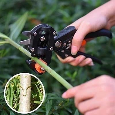Tijera Injertadora para Árboles Frutales con 3 Cuchillas